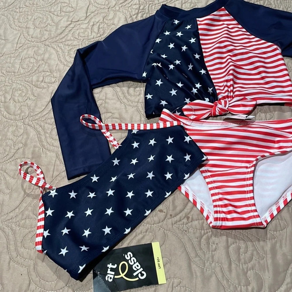 Girl’s 3-Piece Swimsuit - Picture 3 of 8